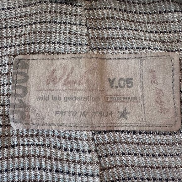 Italian Made Lightweight Grey Leather Jacket - Picture 8 of 8